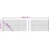 Drátěné pletivo s přírubami 2,2 x 25 m [153999] (Barva Antracitová)