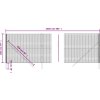 Drátěné pletivo 2 x 25 m pozinkovaná ocel [154206] (Barva Antracitová)