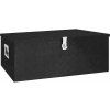 Úložný box 100 x 55 x 37 cm hliník [152257] (Barva Černá)