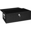Úložný box 90 x 47 x 33,5 cm hliník [152255] (Barva Černá)