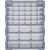 Organizér s 39 zásuvkami 38 x 16 x 47 cm [147586] (Barva Šedá)