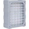 Organizér se 60 zásuvkami 38 x 16 x 47,5 cm [147588] (Barva Šedá)