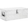 Úložný box 70 x 31 x 27 cm hliník [152250] (Barva Stříbrná)