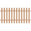 Laťkový plot WPC 200 x 100 cm [42820] (Barva Šedá)