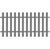 Laťkový plot WPC 200 x 100 cm [42820]