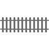 Laťkový plot WPC 200 x 60 cm [42822] (Barva Hnědá)