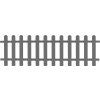 Laťkový plot WPC 200 x 60 cm [42822] (Barva Hnědá)