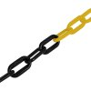Výstražný řetěz 30 m Ø 6 mm plast [141817] (Barva Žlutá a černá)