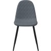 Jídelní židle 4 ks samet [325658] (Barva Tmavě šedá)