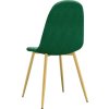 Jídelní židle 2 ks samet [325670] (Barva Tmavě zelená)