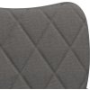 Jídelní židle 2 ks textil [344832] (Barva Tmavě šedá)