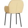Jídelní židle 2 ks samet [344710] (Barva Krémová)