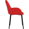 Jídelní židle 2 ks umělá kůže [344759] (Barva Červená)