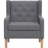 Křeslo textil [245449] (Barva Krémová bílá)