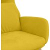 Relaxační křeslo samet [341351] (Barva Světle šedá)