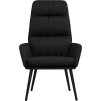 Relaxační křeslo textil [341125] (Barva Černá)