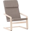 Relaxační židle textil [351057] (Barva Taupe)
