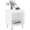 Noční stolky 2 ks 40 x 35 x 50 cm kompozitní dřevo [830721] (Barva Bílá s vysokým leskem)