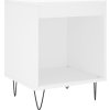Noční stolky 2 ks 40 x 35 x 50 cm kompozitní dřevo [830721] (Barva Bílá s vysokým leskem)