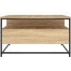 Konferenční stolek 80 x 80 x 45 cm kompozitní dřevo [835290] (Barva dub sonoma)