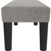 Lavice 100x30x30 cm samet [346667] (Barva Tmavě šedá)