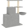 Škrabadlo pro kočky se sisalovými sloupky 83 cm [171766] (Barva Světle šedá)
