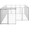 Psí kotec 8,47 m² ocel [3082209] (Barva Stříbrná)