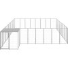 Psí kotec 25,41 m² ocel [3082235] (Barva Stříbrná)