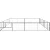 Psí kotec 32 m² ocel [3082147] (Barva Černá)