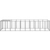 Psí kotec 6,05 m² ocel [3082201] (Barva Černá)