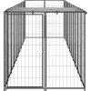 Psí kotec 6,05 m² ocel [3082201] (Barva Černá)