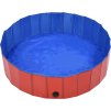 Skládací bazén pro psy 120 x 30 cm PVC [170823] (Barva Červená)