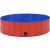 Skládací bazén pro psy 120 x 30 cm PVC [170823] (Barva Červená)