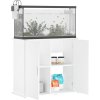 Stojan na akvárium 81 x 36 x 73 cm kompozitní dřevo [833623] (Barva Bílá)