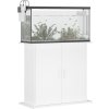 Stojan na akvárium 81 x 36 x 73 cm kompozitní dřevo [833599] (Barva Bílá)