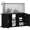Stojan na akvárium 121x41x58 cm kompozitní dřevo [833616] (Barva Černá)