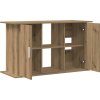Stojan na akvárium 101 x 41 x 58 cm, konstrukční dřevo [833609] (Barva Bílá s vysokým leskem)