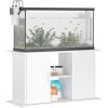 Stojan na akvárium 101 x 41 x 58 cm, konstrukční dřevo [833609] (Barva Bílá s vysokým leskem)