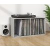 Úložný box na LP desky 71 x 34 x 36 cm kompozitní dřevo [815254] (Barva Hnědý dub)