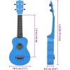 Set soprano ukulele s obalem pro děti 23" [70152] (Barva Černá)