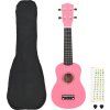 Set soprano ukulele s obalem pro děti 21" [70146] (Barva Světle hnědá)