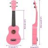 Set soprano ukulele s obalem pro děti 21" [70146] (Barva Světle hnědá)