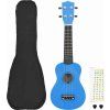 Set soprano ukulele s obalem pro děti 21" [70146] (Barva Světle hnědá)