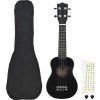 Set soprano ukulele s obalem pro děti 21" [70146] (Barva Světle hnědá)