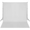 Fotopozadí bavlněné bez stojanu 300 x 300 cm klíčovací [190004] (Barva Bílá)