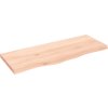 Stolní deska 100x40x(2-4)cm ošetřený masivní dub [3156300] (Barva Přírodní)