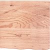 Stolní deska 60x60x(2-4)cm ošetřený masivní dub [3156351] (Barva Světle hnědá)
