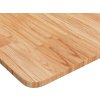 Čtvercová stolní deska 70x70x1,5 cm ošetřený dub [343003] (Barva Světle hnědá)