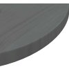 Stolní deska Ø 60 x 2,5 cm masivní borové dřevo [813668] (Barva Šedá)