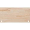 Deska psacího stolu 110 x 60 x 2,5 cm masivní borové dřevo [824470] (Barva Přírodní)